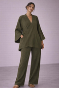 Soft Form Poncho Set